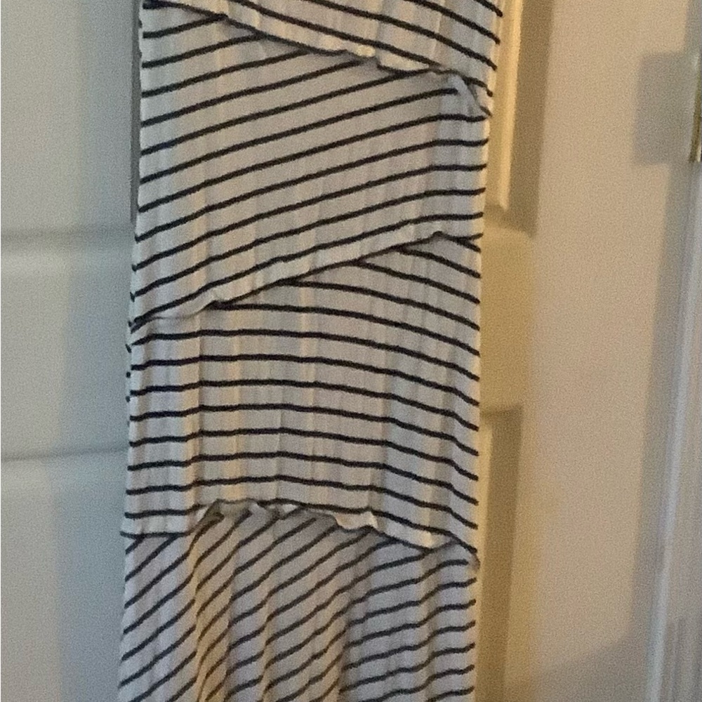 Maxi dress Studio M brand size large black and white - Picture 3 of 3